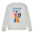 Koffiepot Sweater | Grijs gemêleerd