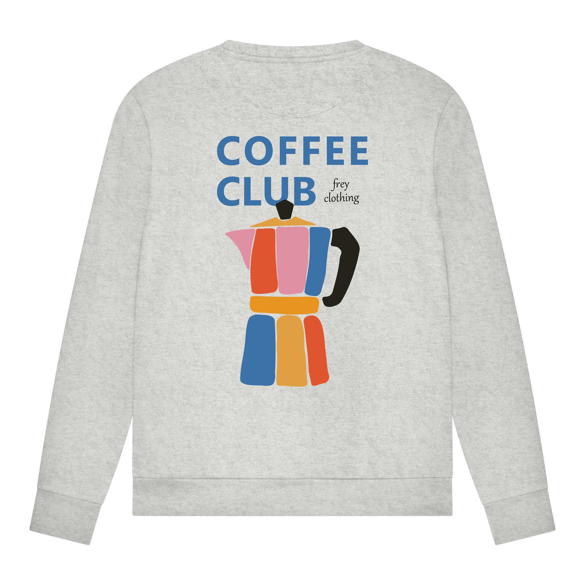 Koffiepot Sweater | Grijs gemêleerd