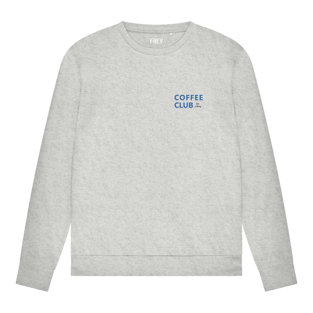 Koffiepot Sweater | Grijs gemêleerd