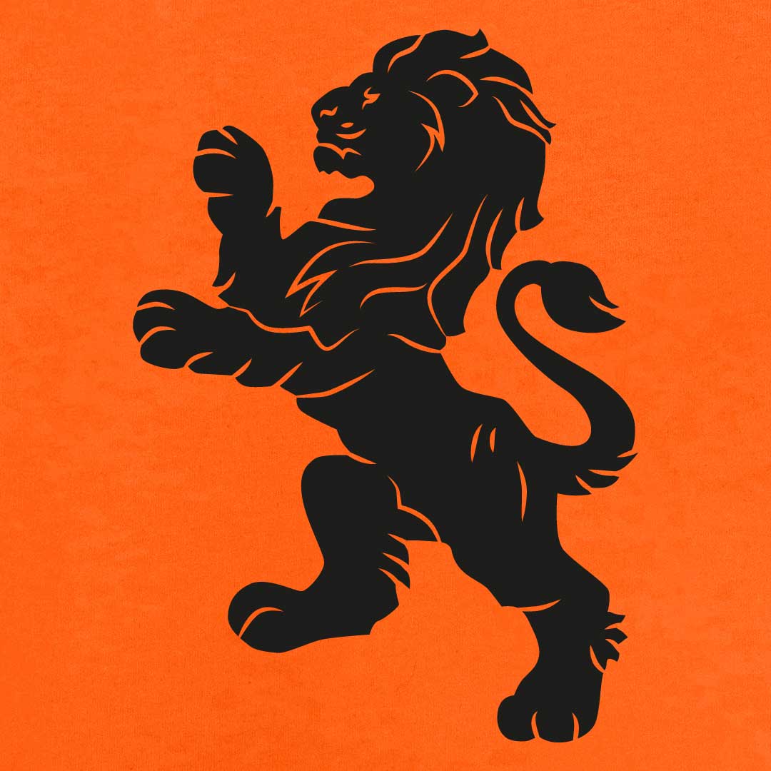 Leeuw T-shirt | Orange