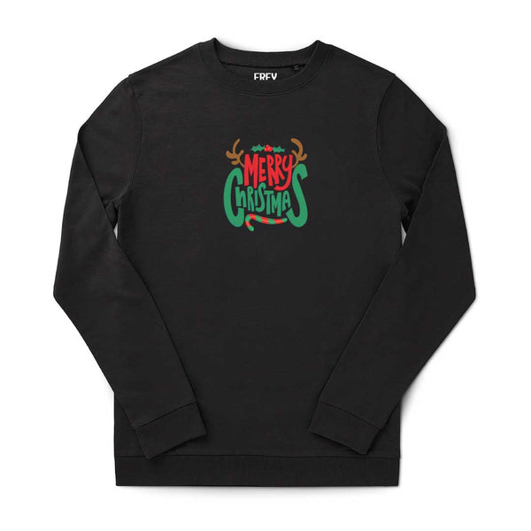 Merry Christmas Sweater | Black