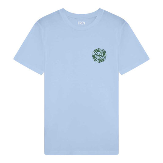 Palm Round Dames T-shirt | Blue Soul