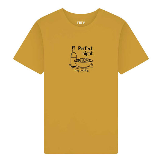 Perfect Night T-shirt | Ochre