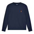 Raketje Borduursel Sweater | Navy