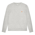 Raketje Borduursel Sweater | Grijs gemêleerd