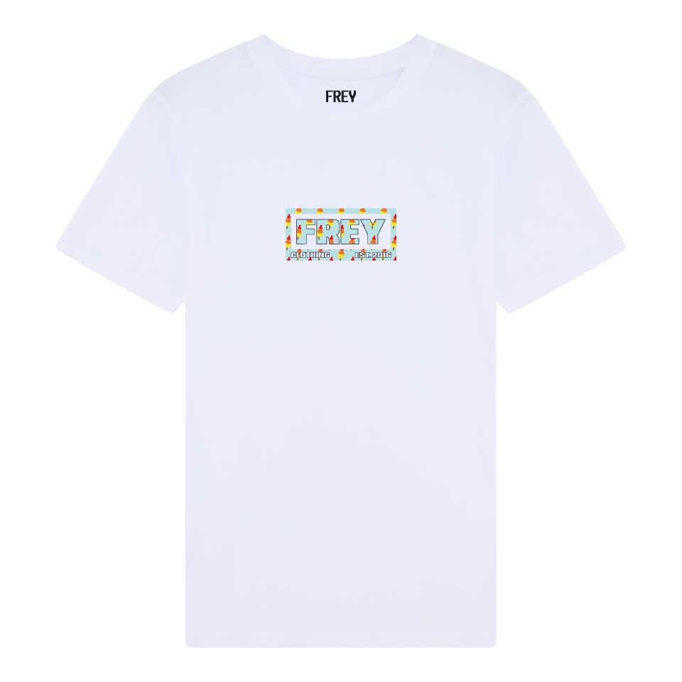 Popsicle Logo Dames T-shirt | White