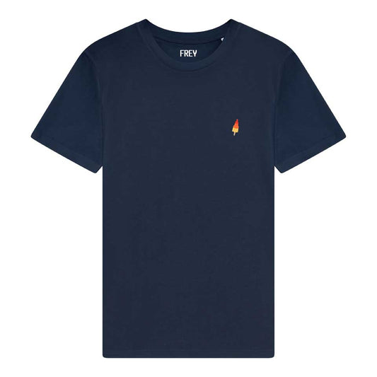 Popsicle Embroidery T-Shirt | Navy