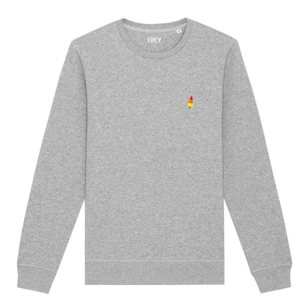 Popsicle Sweater | Grey Melee