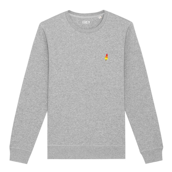 Popsicle Sweater | Grey Melee