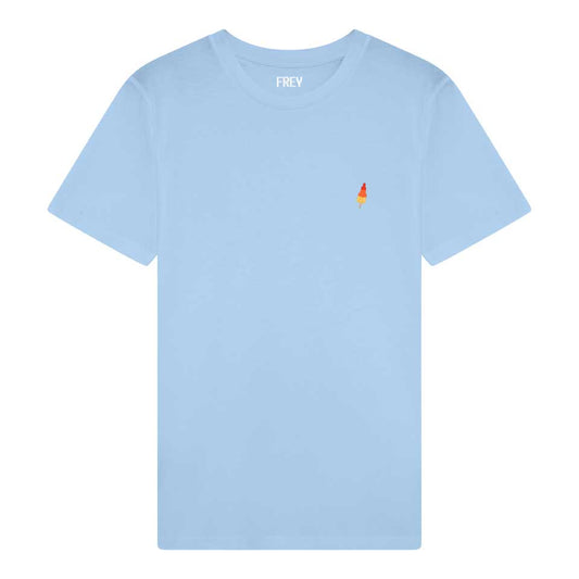 Popsicle Embroidery T-shirt | Blue Soul