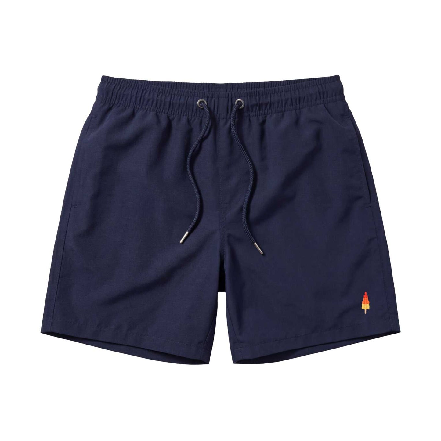 Popsicle Embroidery Swim Trunks | Navy