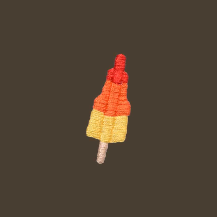 Popsicle Borduursel Zwembroek | Khaki