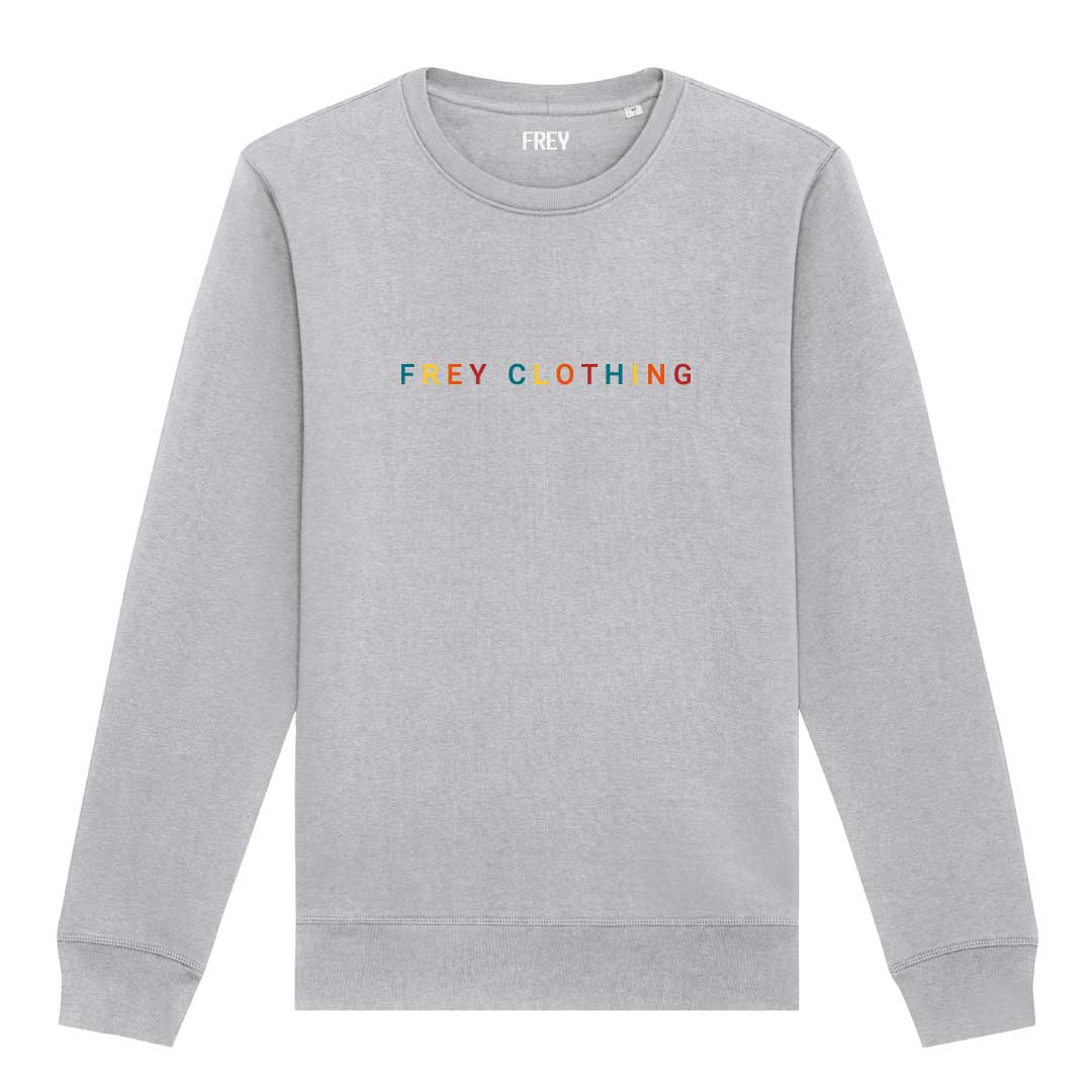 Rainbow Women's Sweater | Grey Melee