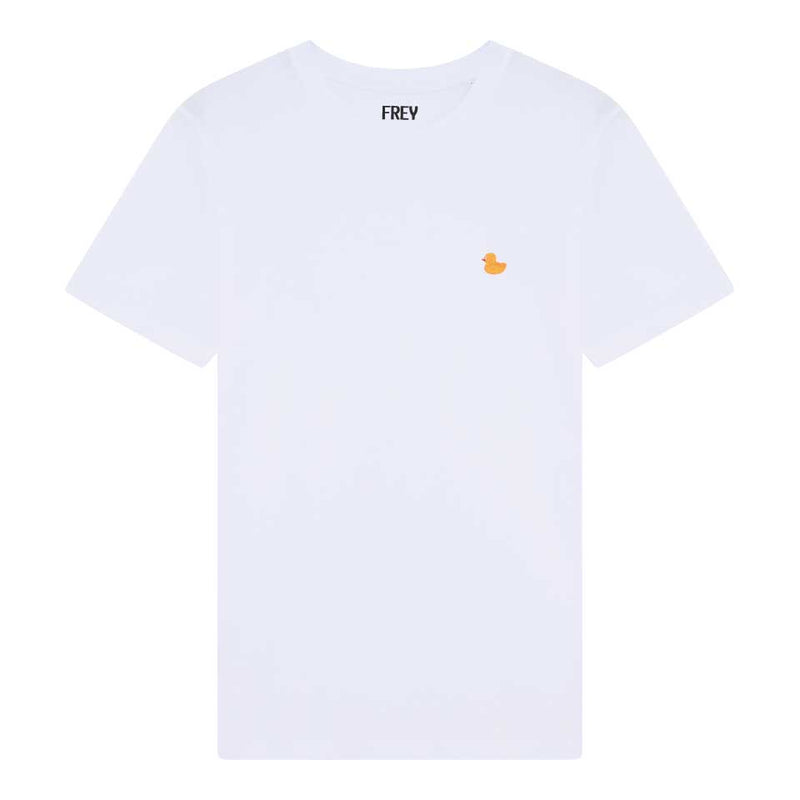 Rubber Duck Borduursel T-shirt | White