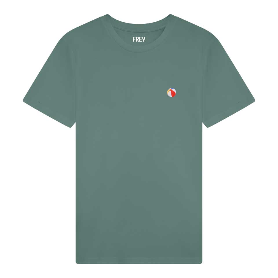 Strandbal Borduursel T-shirt | Green Bay