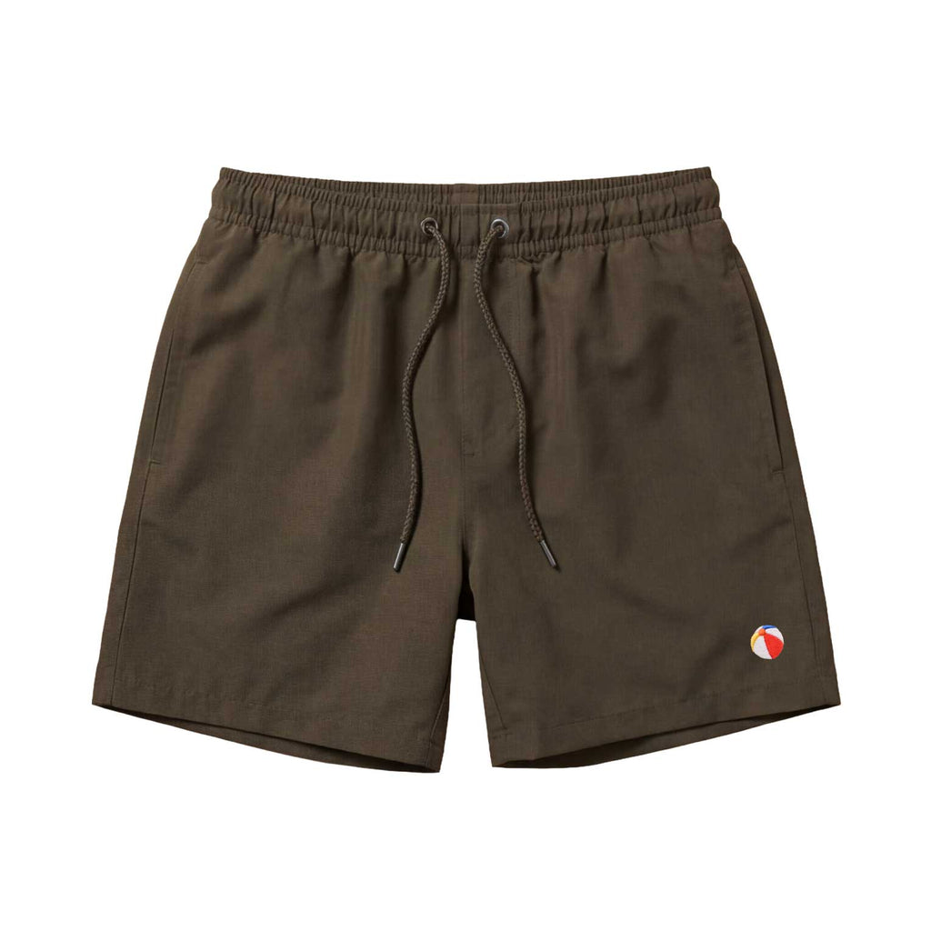 Strandbal Borduursel Zwembroek | Khaki