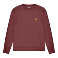 Taped Banana Sweater | Wijnrood