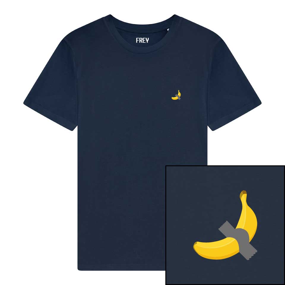 Taped Banana T-shirt | Navy