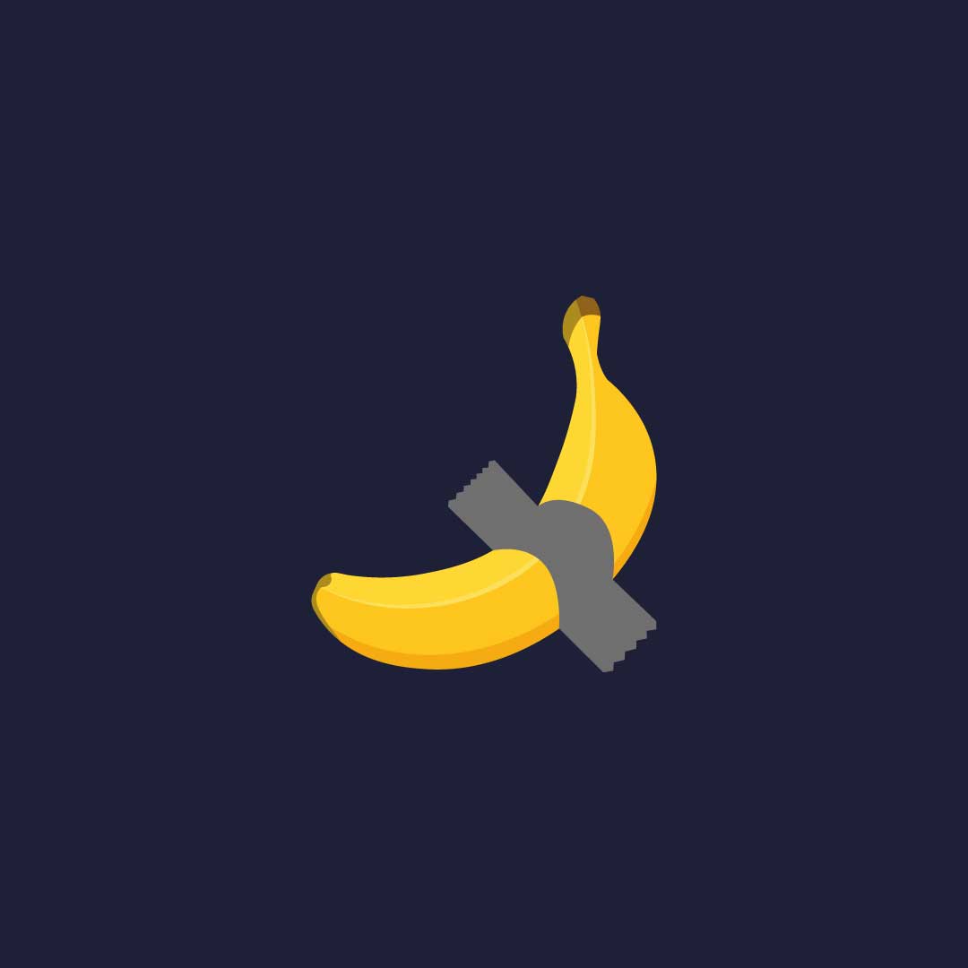 Taped Banana Sweater | Navy