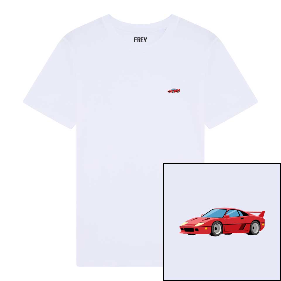 Car T-shirt | White