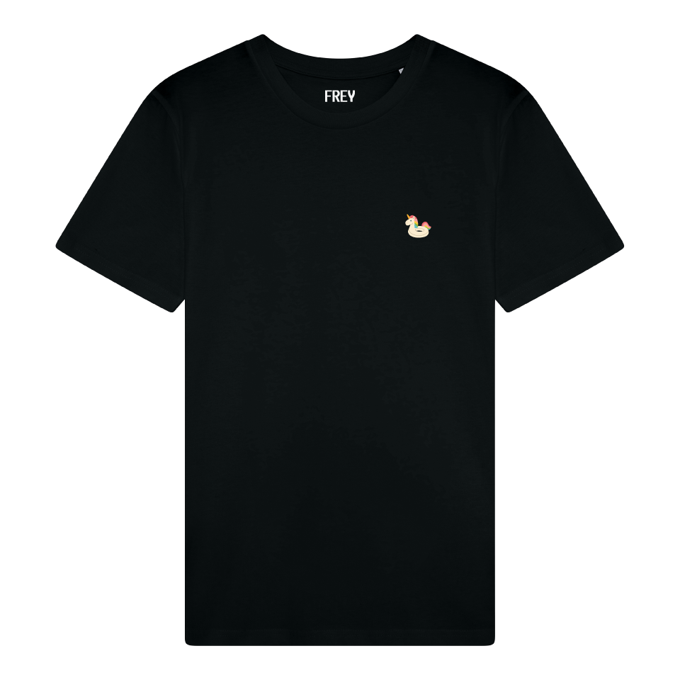 Eenhoorn Zwemband T-shirt | Black