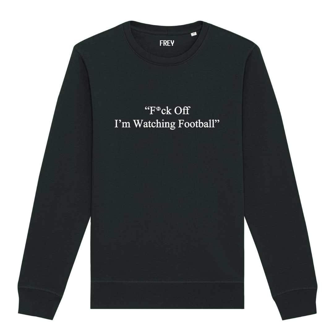 Watching Football Sweater | Black