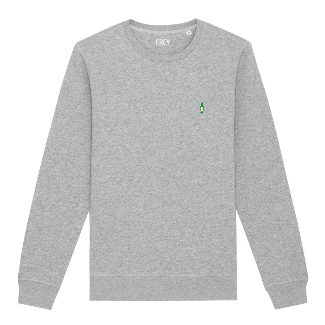 Beer Bottle Sweater | Grey Melee