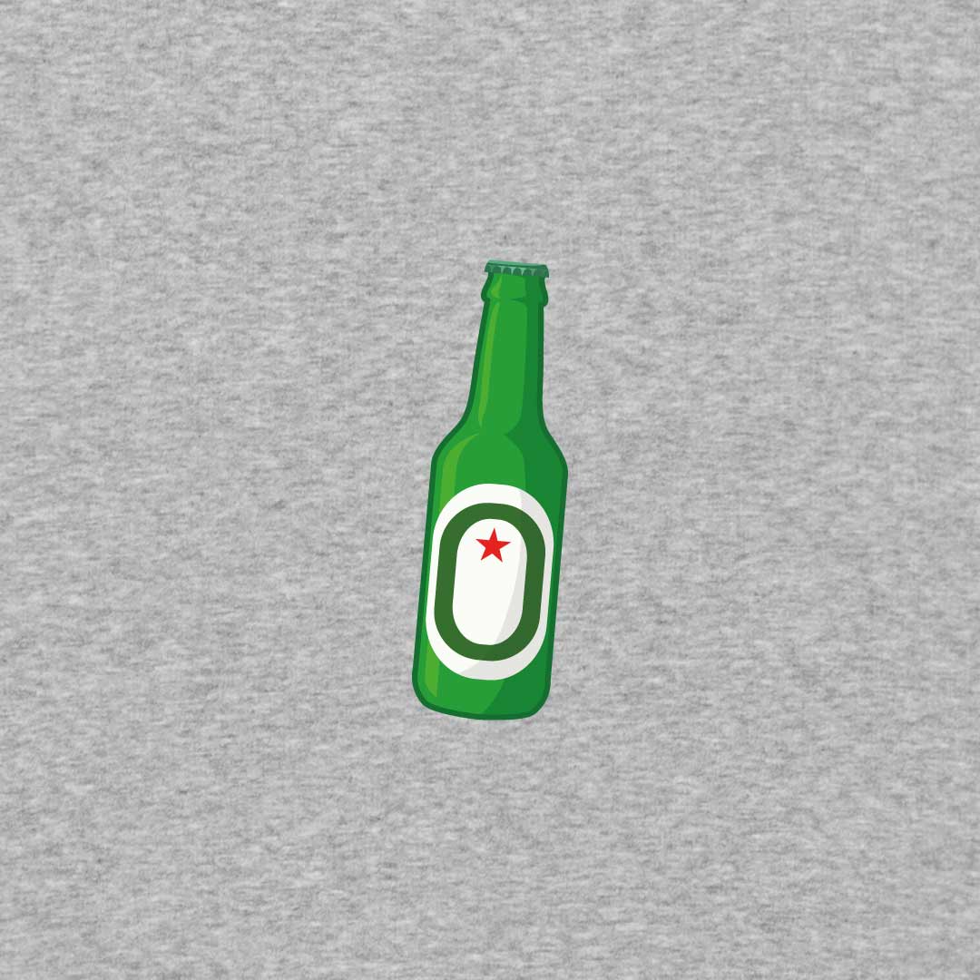 Beer Bottle Sweater | Grey Melee