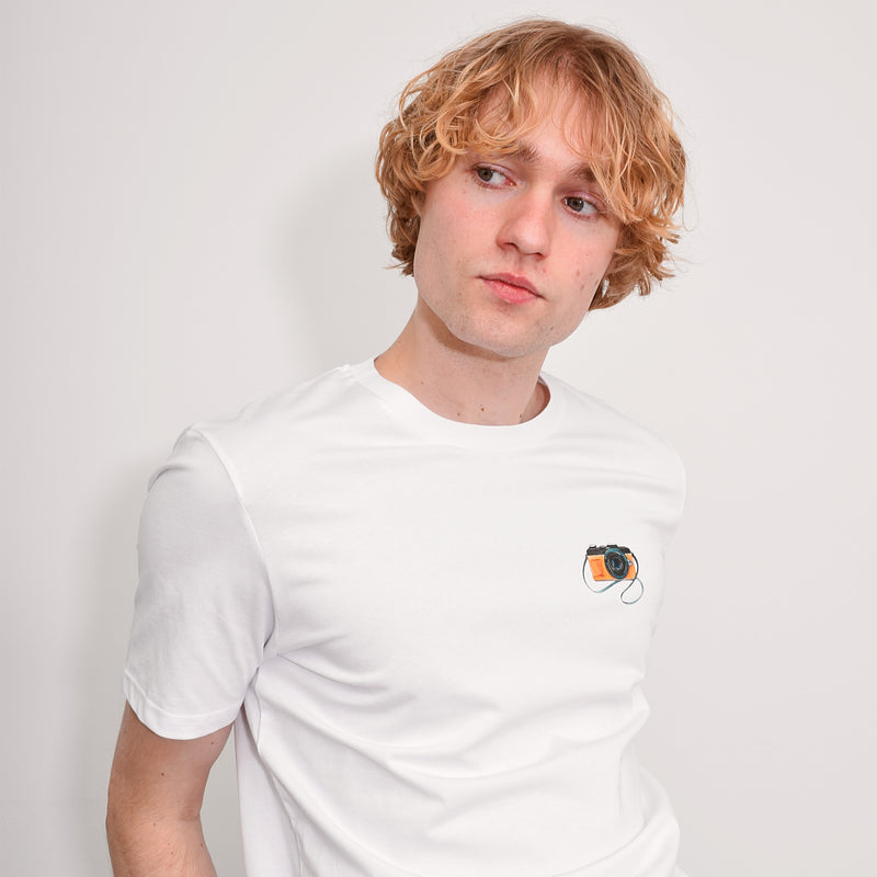 Camera T-shirt | White