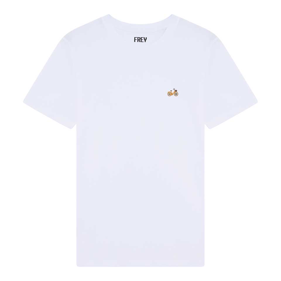 Fiets Krat Bier T-shirt | White