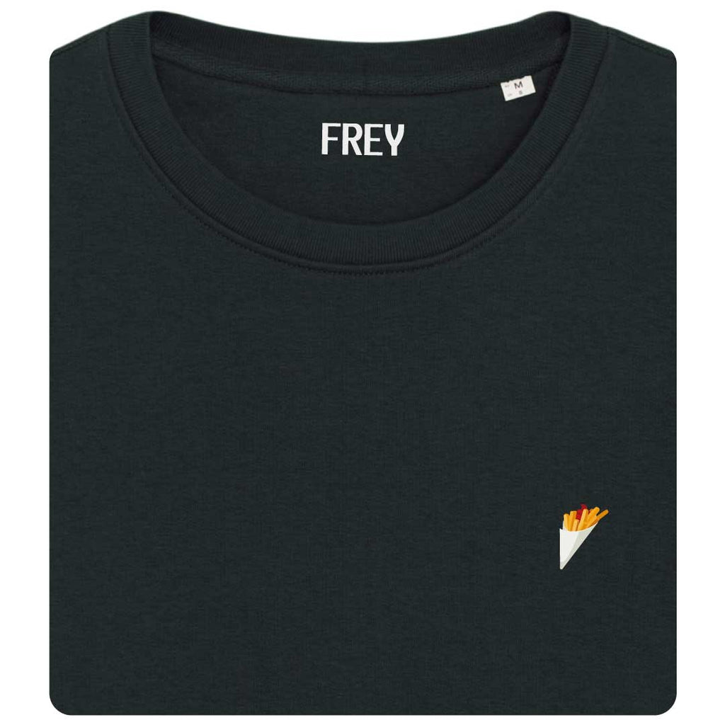 Pommes-Pullover | Schwarz