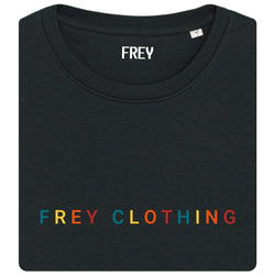 Kleurrijk Logo Sweater | Black