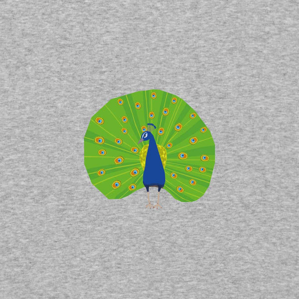 Peacock Sweater | Grey Melee