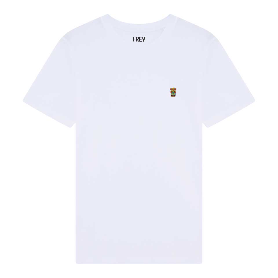 Tiki Mask T-shirt | White